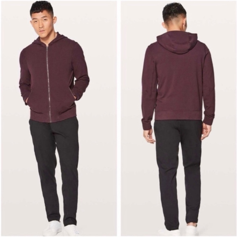 Lululemon Cross Cut Hoodie in Black Cherry Size Small